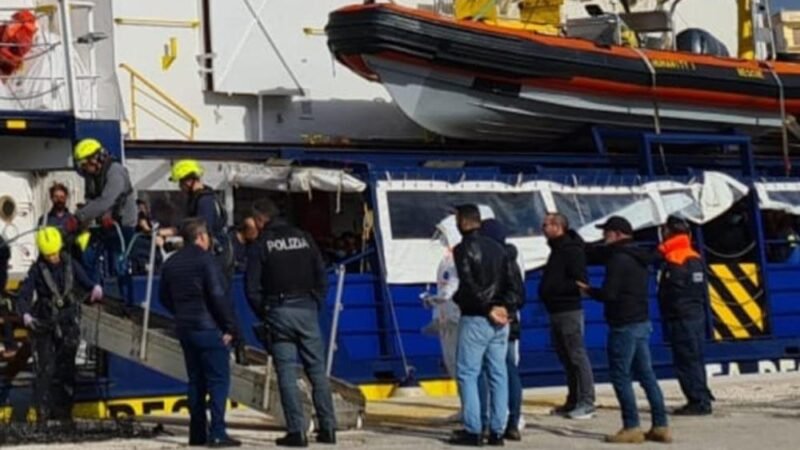 Sbarco della ONG Humanity One a Trapani