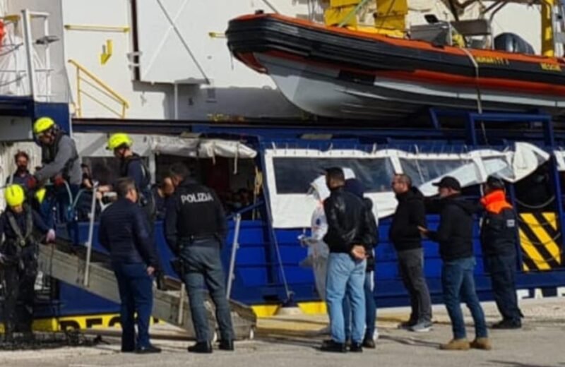 Sbarco della ONG Humanity One a Trapani