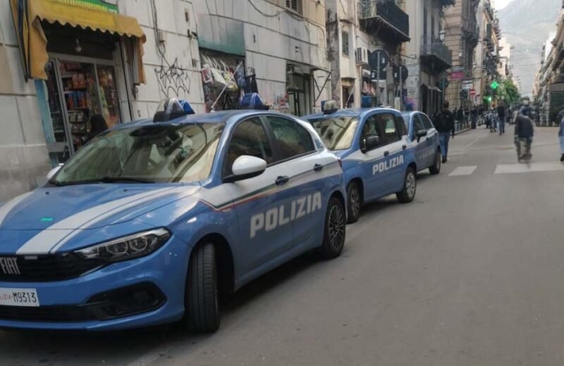 Palermo, controlli della polizia nel centro della città metropolitana