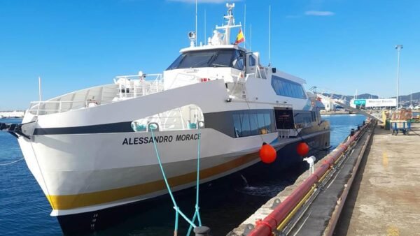 A Trapani – l’Alessandro Morace – la quinta nave ibrida della Liberty Lines