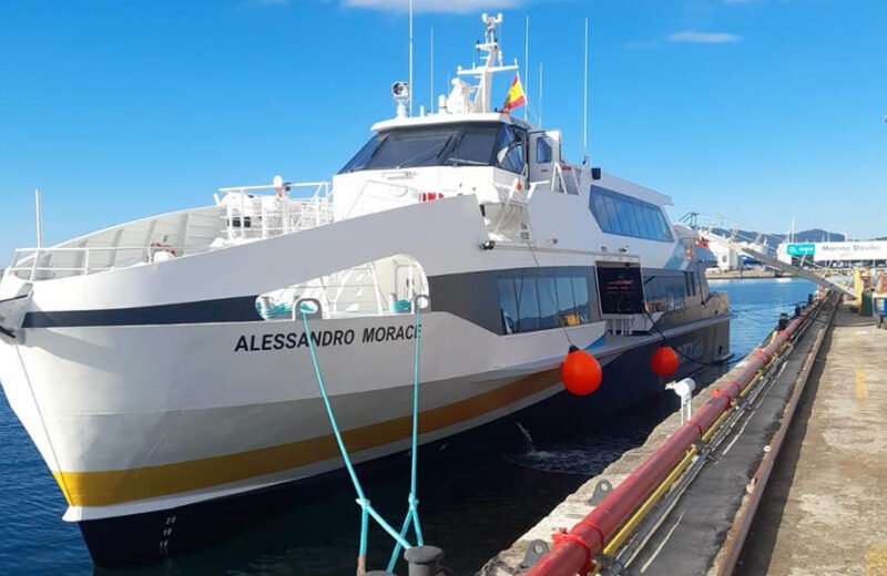 A Trapani – l’Alessandro Morace – la quinta nave ibrida della Liberty Lines