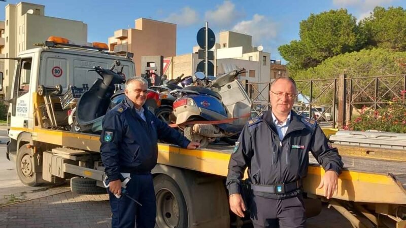 Sequestrati a Marsala altri 20 motocicli