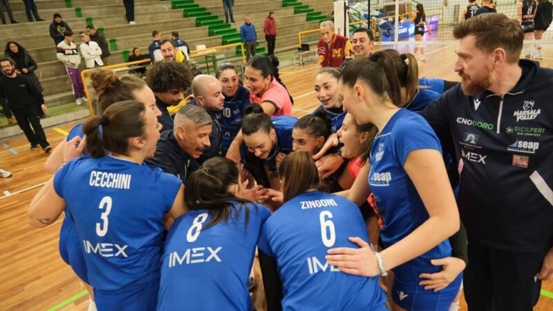 Volley B1: il Marsala domina Arzano nella prima casalinga di coach Giangrossi [Video]