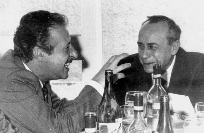 Sciascia e Paolo Borsellino (25 gennaio 1988)