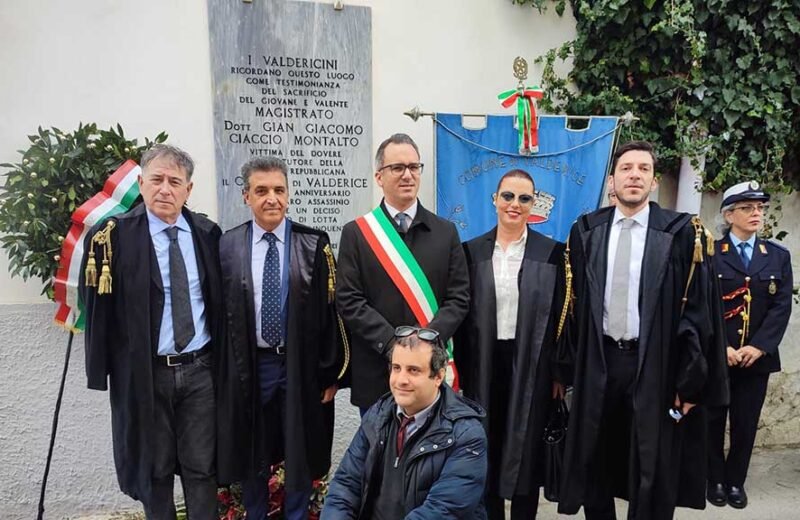 Ricordato a Valderice il giudice GianGiacomo Ciaccio Montalto