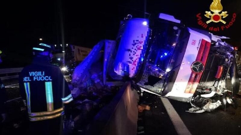 Tragedia sull’A1 direzione Caserta: muore camionista di Marsala