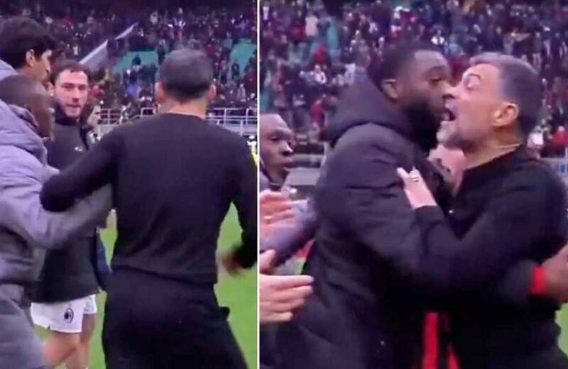 Conceiçao-Calabria, lite furibonda rovina la festa del Milan dopo la rimonta contro il Parma