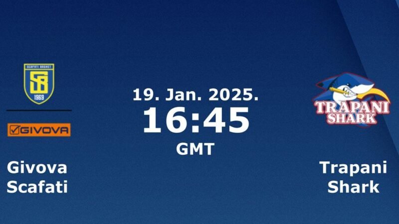 Domani a Veroli, Givova Scafati – Trapani Shark