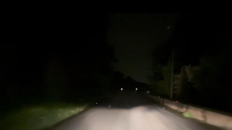 Senza illuminazione un tratto della Provinciale che porta ad Erice