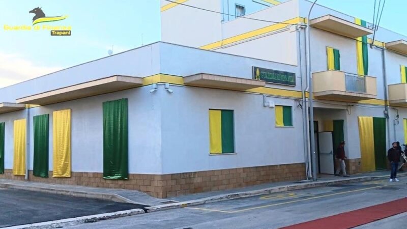 Guardia di Finanza nuova caserma Mazara