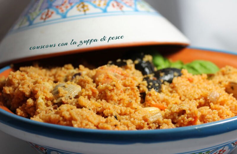 piatto di couscous alla trapanese