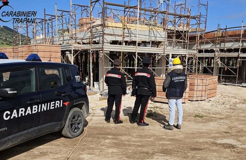 Carabinieri del Nucleo Ispettorato del lavoro in azione a Favignana