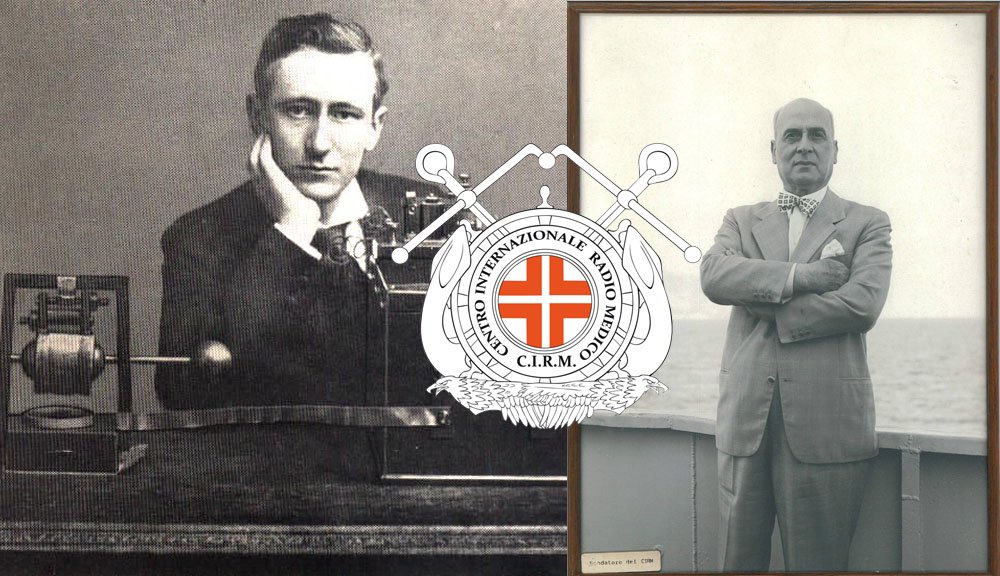 Guglielmo Marconi e Guido Guida Fondatori Cirm