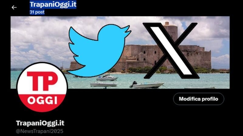 TrapaniOggi.it Approda su X: La Voce di Trapani Ora Anche sui Social!