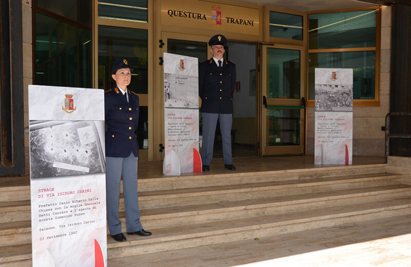 Polizia di Stato: la Questura di Trapani ricorda le vittime di mafia