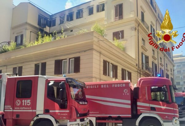 Incendio in un appartamento adibito a Museo