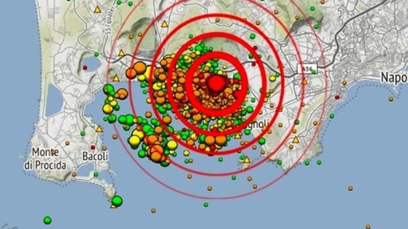 Terremoto ai Campi Flegrei: scossa di magnitudo 4.4, panico a Napoli