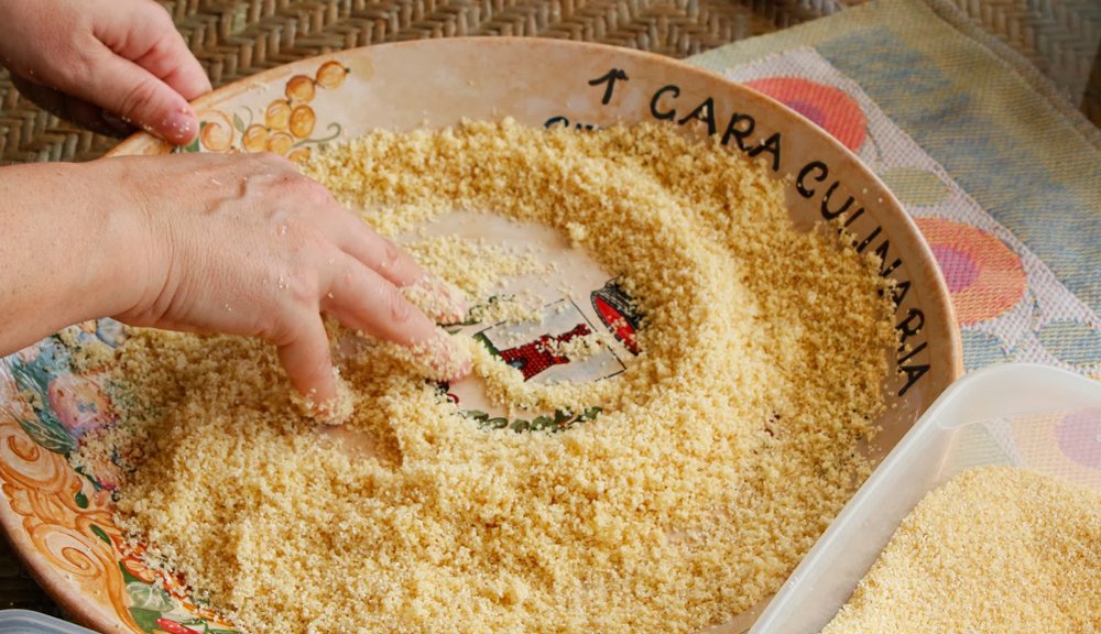 incocciata di cous cous alla trapanese