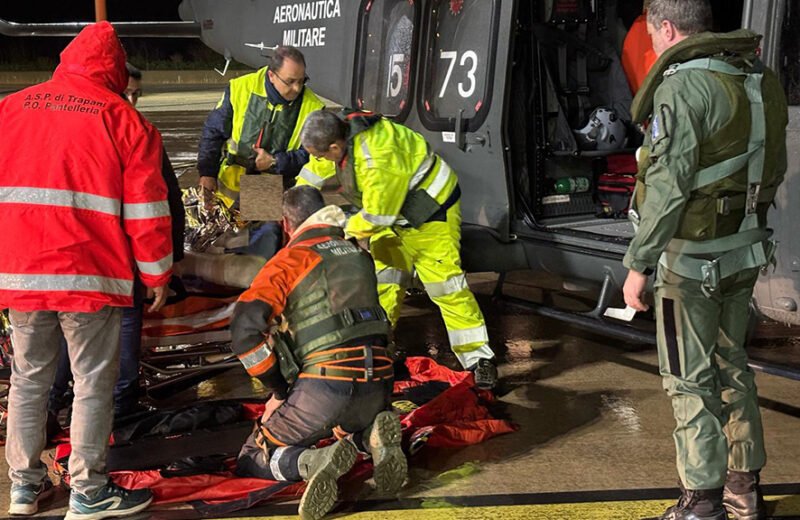 Trasporto sanitario d’urgenza per un equipaggio dell’Aeronautica militare