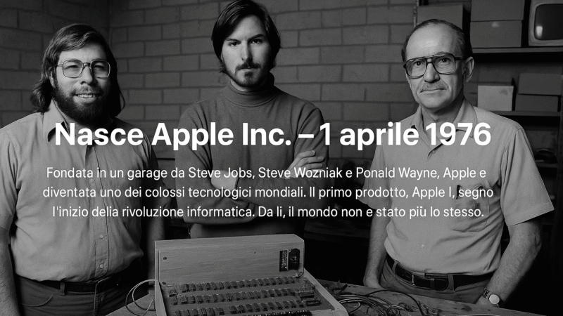 nascita apple