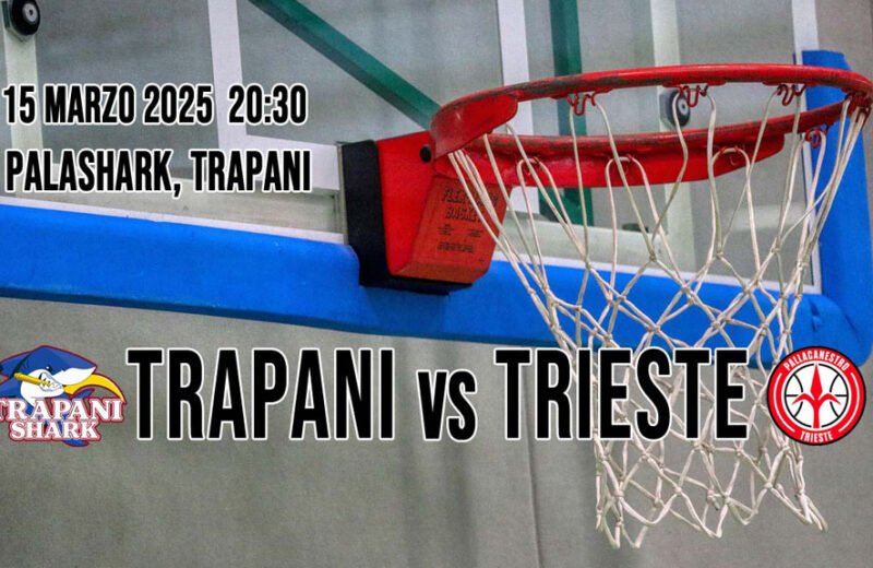 Trapani Shark ospita Trieste: obiettivo continuità