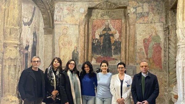 Restauro degli affreschi alla Madonna della Cava