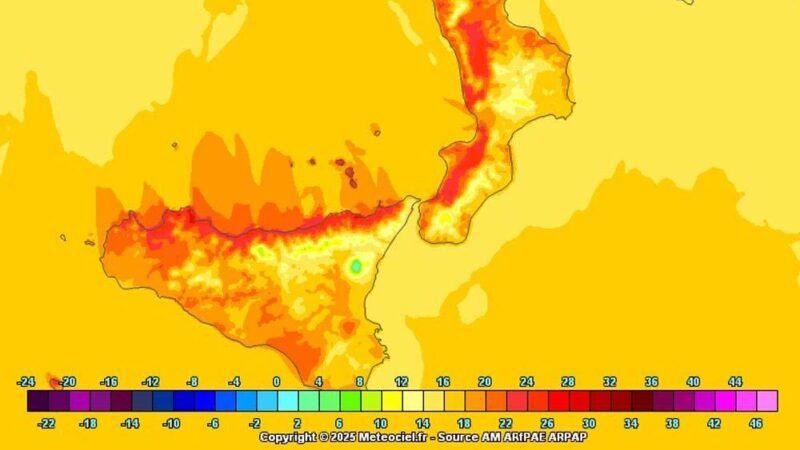 Scirocco in azione: venti forti e caldo anomalo