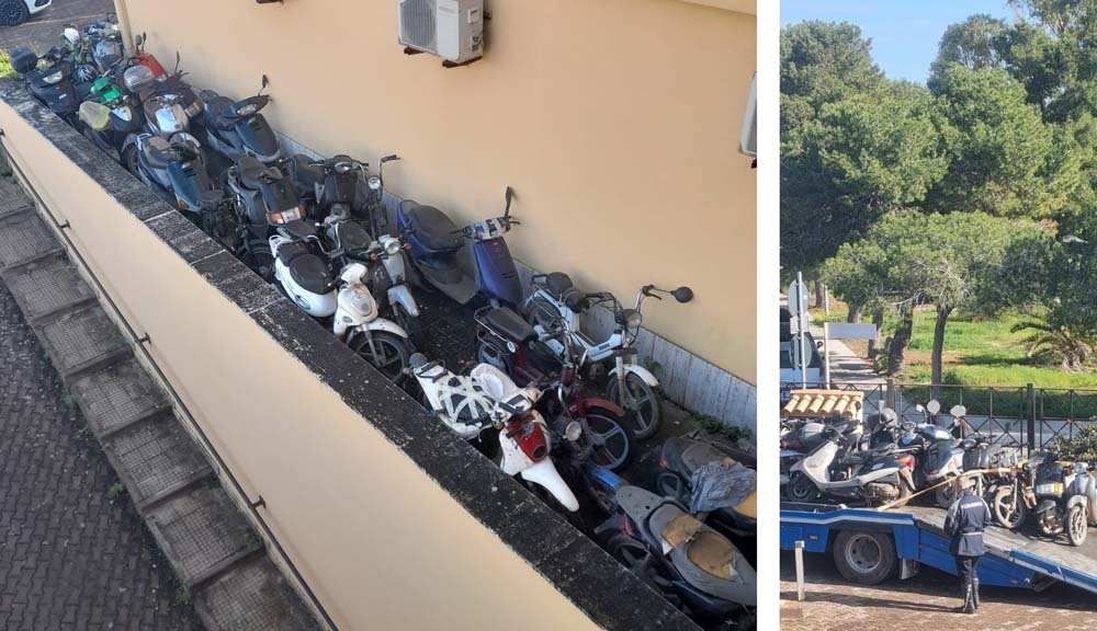 sequestri scooter marsala NON IN REGOLA