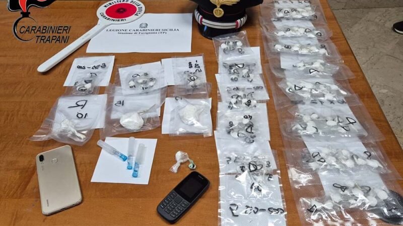 Fermato a Favignana con 300 grammi di cocaina