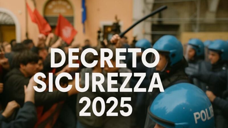 Decreto Sicurezza 2025: ecco tutte le norme in vigore da sabato 12 aprile