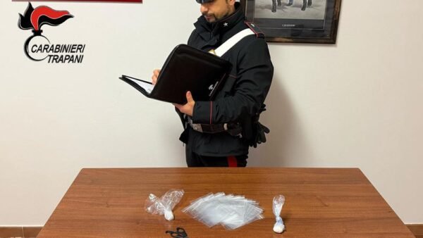 Finisce in carcere per spaccio di droga Salvatore Sansica