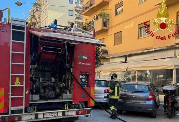 Paura a Palermo per l’incendio che ha coinvolto anche un bar