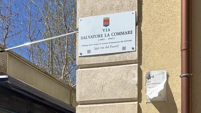Trapani rende omaggio a Salvatore La Commare