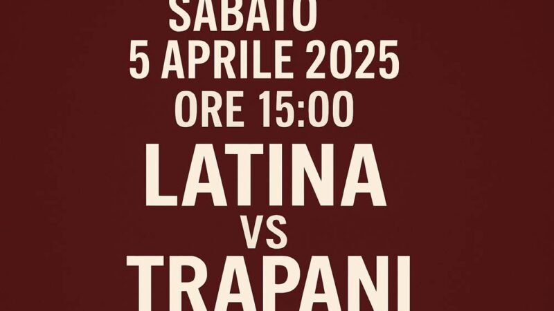 Latina-Trapani: formazioni e dove vedere il match