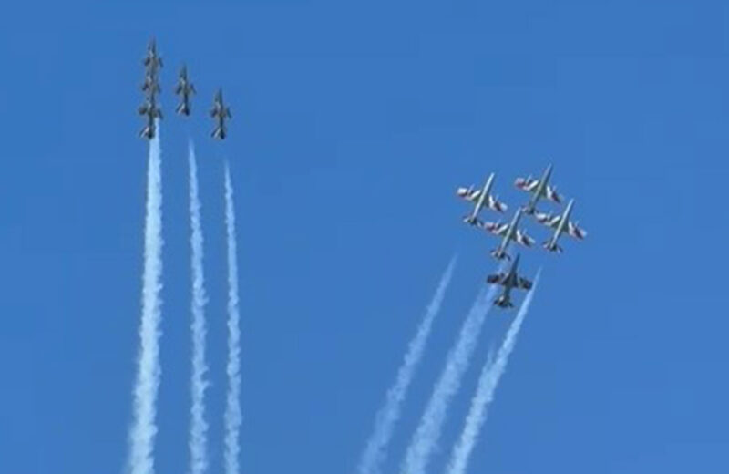 Pantelleria. Aereo delle frecce tricolori fuori pista dopo esibizione