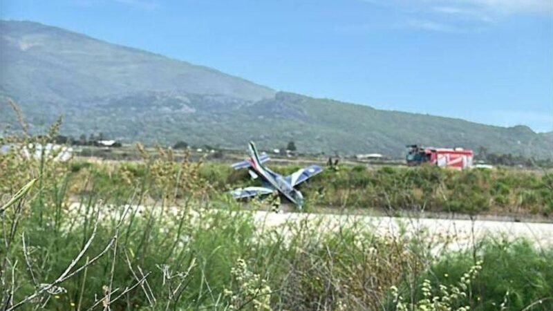 Pantelleria. Aereo delle frecce tricolori fuori pista dopo esibizione. Scontro in volo