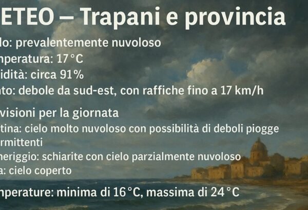 Il cielo su Trapani – Meteo e Oroscopo