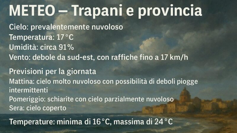 Il cielo su Trapani – Meteo e Oroscopo