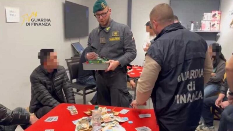 Blitz della guardia di finanza a Palermo contro il gioco d’azzardo, 13 i denunciati