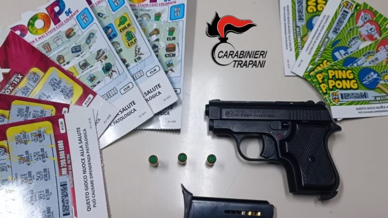 Castelvetrano: denunciato dai carabinieri il ladro di gratta e vinci