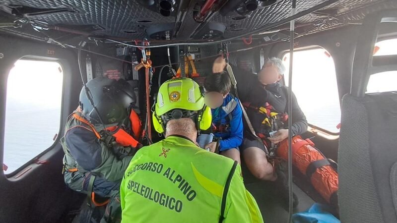 Turista soccorso a Marettimo da tecnici del Sass e Aeronautica militare