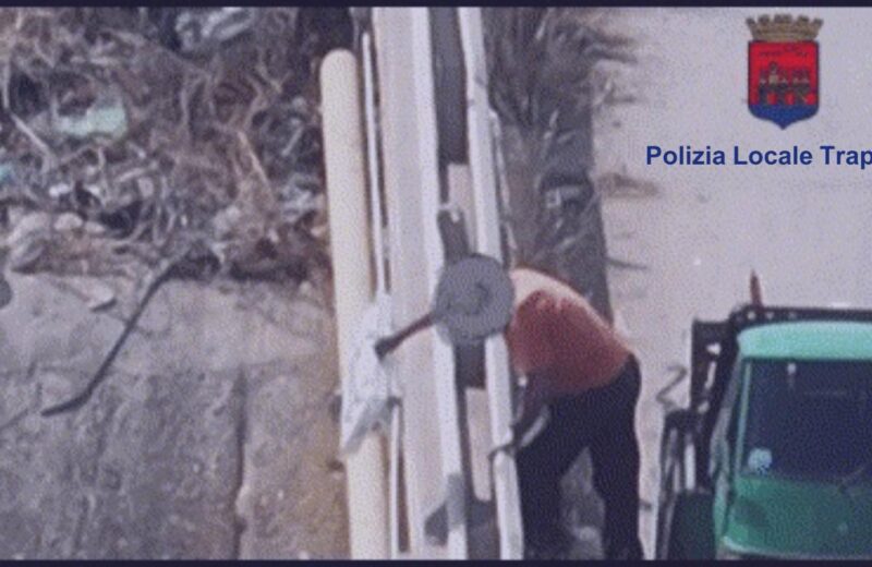 Trapani. Campagna anti abbandono rifiuti, denunciata la prima persona