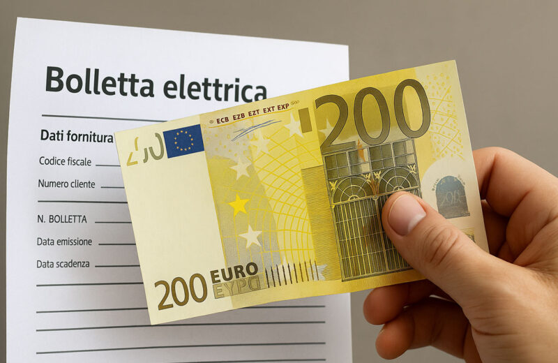 Bonus bollette 200 euro: controlla la tua fattura