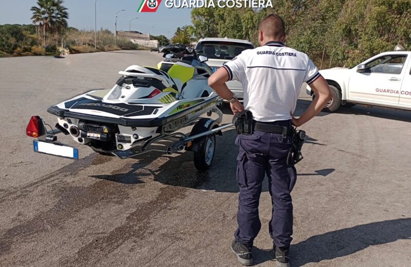 Marausa: Guidava l’acquascooter senza patente. Bloccato in flagranza