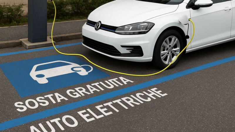 Marsala: sosta gratis per auto elettriche sulle strisce blu