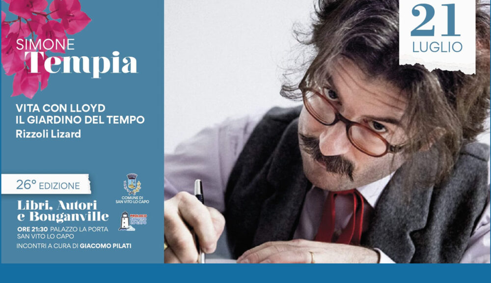 Simone Tempia presenta "Vita con Lloyd – Il giardino del tempo" a San Vito Lo Capo
