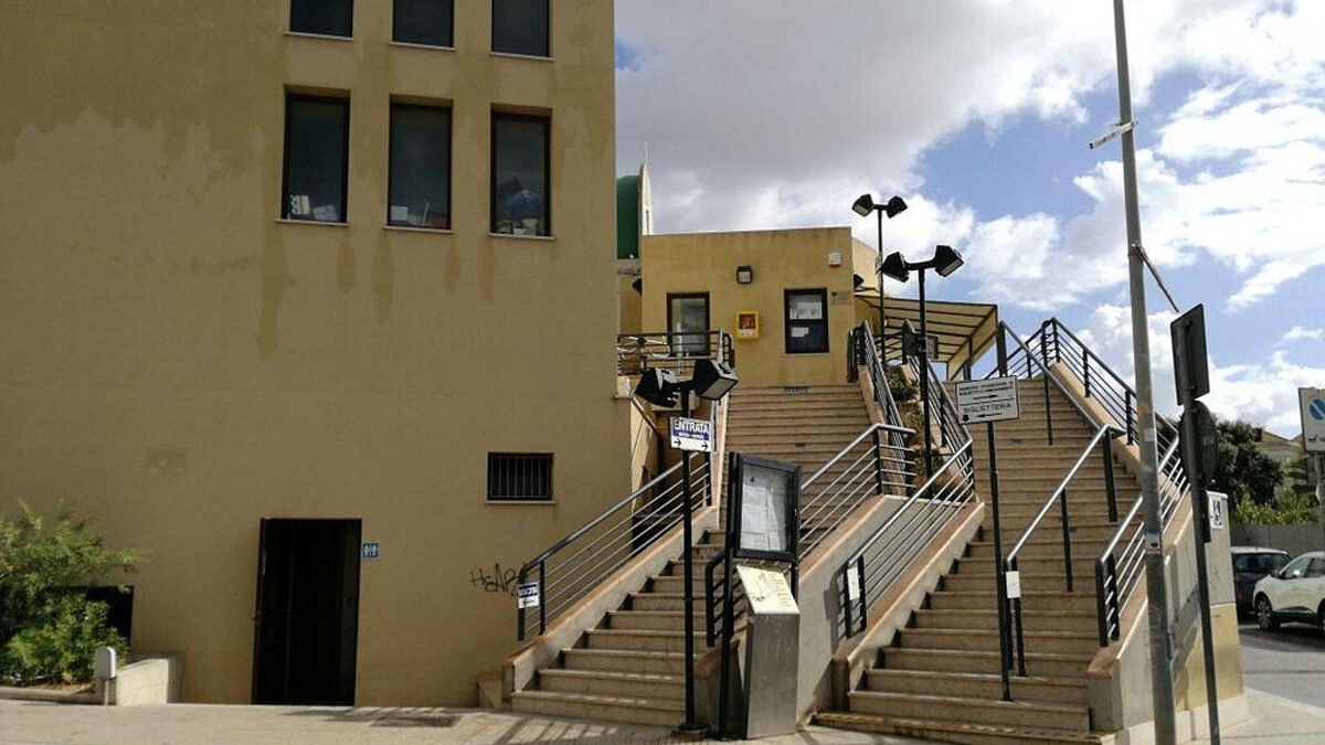 Stazione di valle della funivia Trapani Erice – Ingresso principale