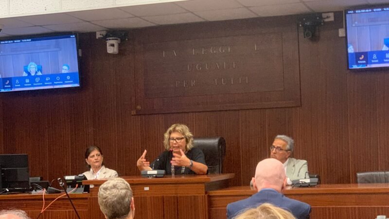 Il commiato dei giudici Agate e Troja