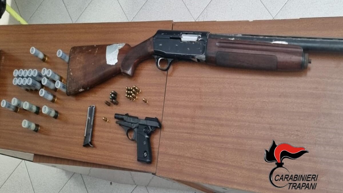 Mazara del vallo arresto per armi jpg