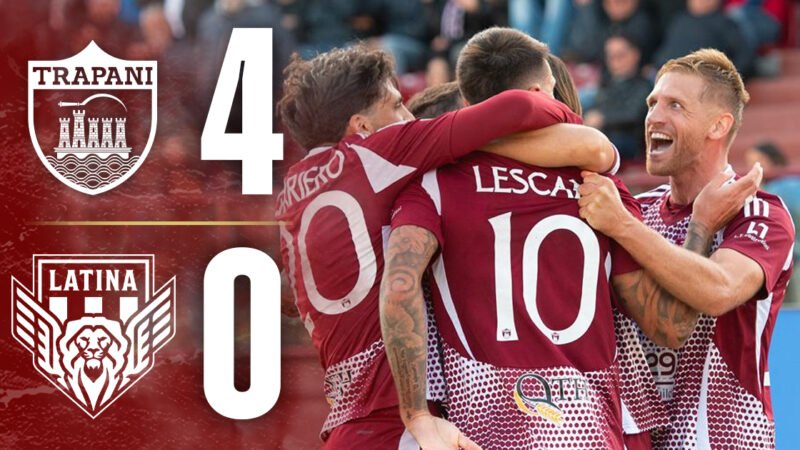 Prima casalinga per il Trapani di Aronica, stasera al Provinciale contro il Latina